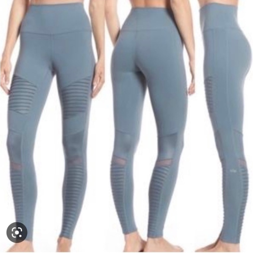 ALOHA Collection Blue High-Waisted Leggings